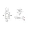 Bracket II BetaFPV per O4 Air Unit Clear Grey