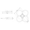 Pavo20 Pro II Brushless Whoop Frame whoop duct dimensions
