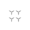 Hélices CaddxFPV HQ 3 pales (2CW + 2CCW)