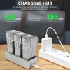 6384 1 charging hub startrc for dji mini 3 pro