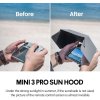 6585 4 sunshade hood startrc for dji rc gray
