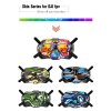 6786 7 body remote controller stikers startrc for dji fpv style 1