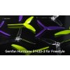9438 3 propellers gemfan hurricane 51433 3 blade 5mm shaft clear