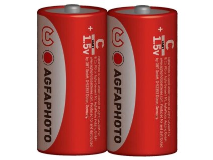 AgfaPhoto zinková batéria R14/C, shrink 2ks