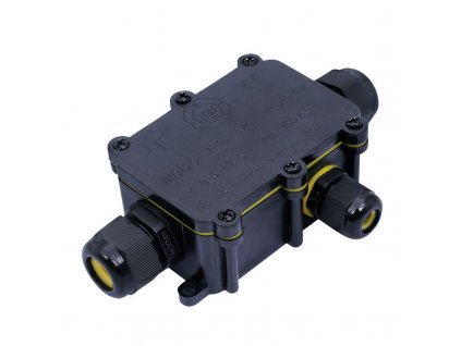 Solight vodeodolná prepojovací krabička IP68, 1x vstup, 2x výstup, 5-12mm, max. 2.5mm2