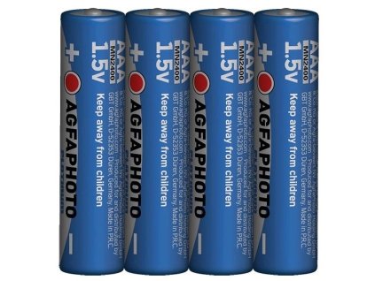 AgfaPhoto Power alkalická batéria LR03/AAA, shrink 4ks