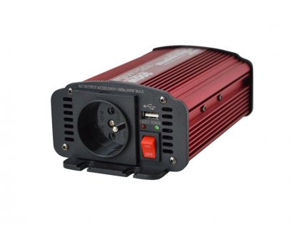 Menič napätia CARSPA CAR300 24V/230V 300W USB