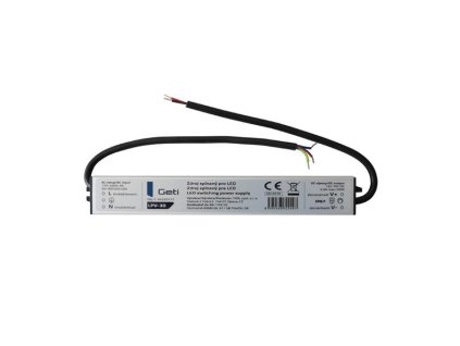 Zdroj spínaný pre LED 12V/ 30W  GETI LPV-30