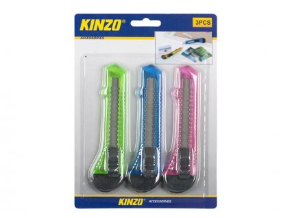 Nôž odlamovací KINZO 9196 sada 3ks
