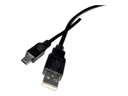 Kábel TIPA USB 2.0 A/Mini USB 1,8m čierny