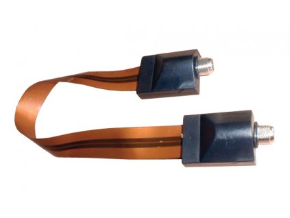 Spojka F 2x zdierka 27cm - cez okenný rám HQ