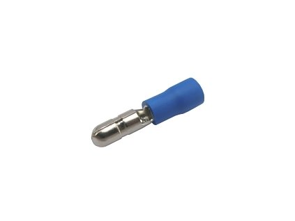 Konektor kruhový 4mm, vodič 1.5-2.5mm  modrý