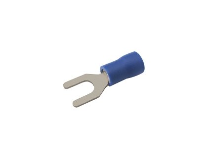 Vidlička 4.3mm, vodič 1.5-2.5mm modrá