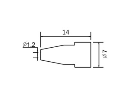 Hrot N5-7/ZD553 pr.1.2mm (ZD-8915)