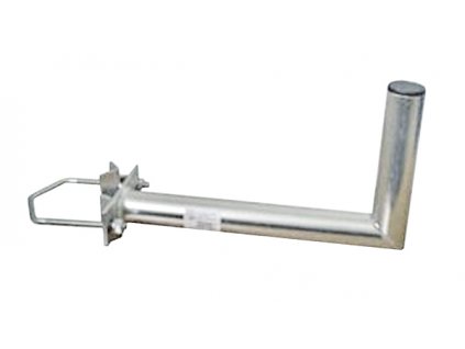 Anténní držák 50cm na stožár s vinklem, rozteč třmenu 120mm, trubka 42/2mm, výška 16cm