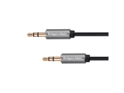 Kábel Jack 3,5mm konektor/Jack 3,5mm konektor 1m KRUGER & MATZ KM1226 Basic