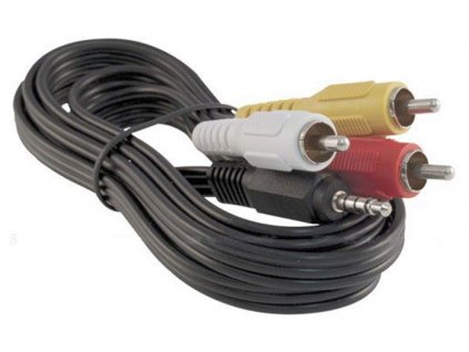 Kábel TIPA JACK 3.5 stereo 4pin/3xCINCH 1,5m
