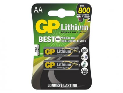 Batérie lítiová AA R6 1,5V GP  2ks