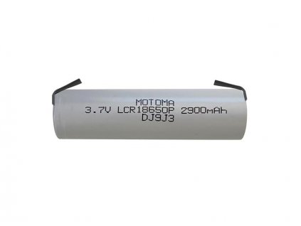 Nabíjacie batérie Li-Ion 18650 3,7V / 2900mAh 3C MOTOMA s pásikovými vývodmi