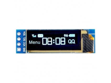 Displej OLED 0,91", 128x32 znaky, IIC/I2C, 4piny, biely