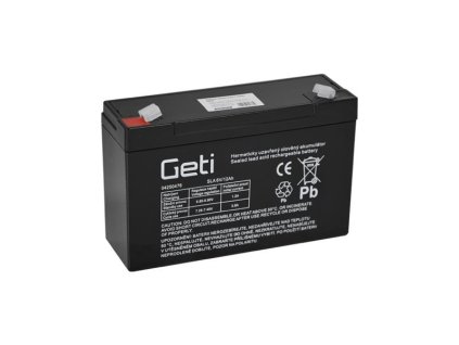 Batérie olovená 6V 12Ah GETI