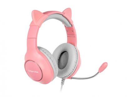 Slúchadlá KRUGER & MATZ Gamer Kids Pink