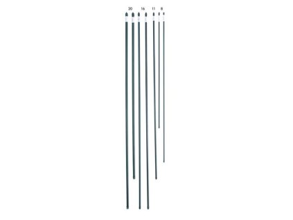 Tyč 16mm/150cm oceľ + PE