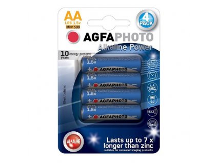 Batéria AA (LR6) alkalická AGFAPHOTO Power 4ks / blister