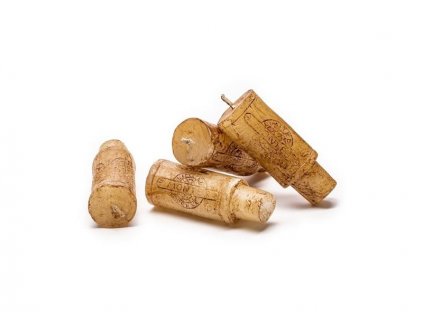 Sviečka na víno v tvare korkovej zátky GADGET MASTER Wine Cork Candles