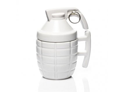 Hrnček GADGET MASTER Grenade Mug with PIN White
