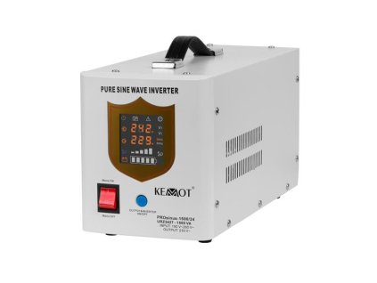 Zdroj záložný KEMOT PROsinus-1500/24 ​​24V 230V 1500VA 1050W White
