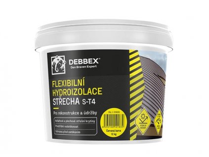 Flexibilná hydroizolácia STRECHA S-T4 DEBBEX sivá 5kg