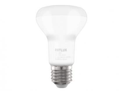 Žiarovka LED E27 8W R63 SPOT biela studená RETLUX RLL 466