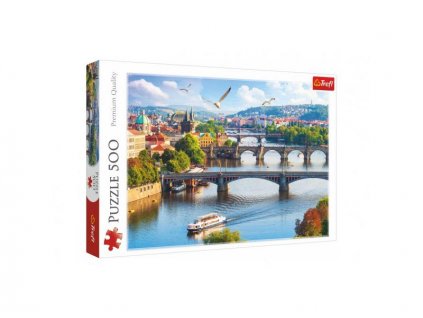 Puzzle TREFL Praha Česká Republika 500 dielikov