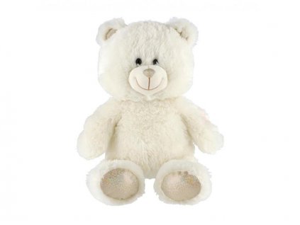 Detský plyšový medvedík TEDDIES biely 40cm