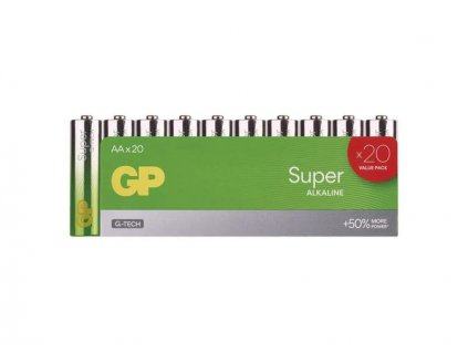 Batéria AA (R6) alkalická GP Super 20ks