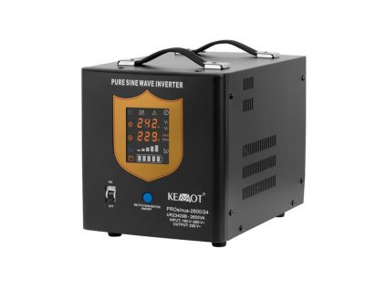 Zdroj záložný KEMOT PROsinus-2600/24 1800W 24V Black