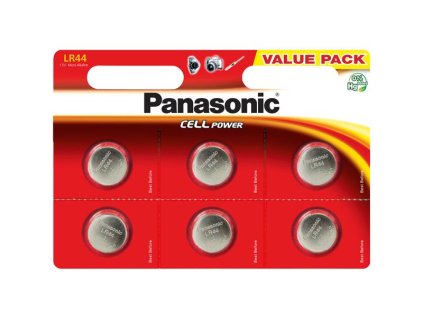 Batérie LR44 (A76) PANASONIC Cell Power alkalická 6ks / blister