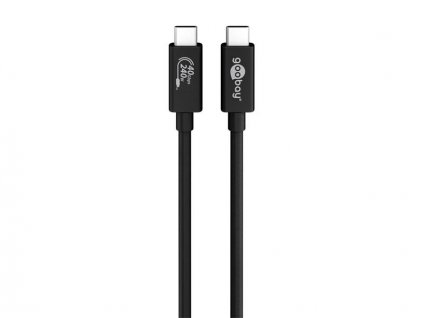 Kábel GOOBAY 61717 USB-C/USB-C 1m Black