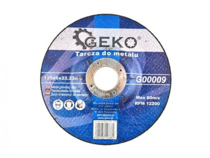 Kotúč na kov brúsny 125mm GEKO G00009