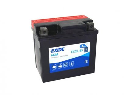 Batéria motocyklová 12V/4Ah EXIDE ETX5L-BS