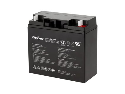 Baterie olověná 12V 17Ah REBEL BAT0405