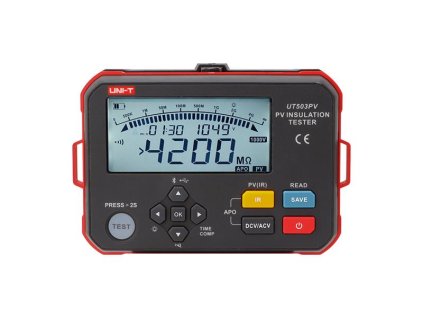 Tester izolačného odporu UNI-T UT503PV
