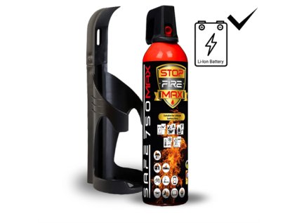 Hasiaci sprej SAFE MAX 750ml penový + držiak 75C