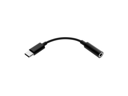 Adaptér REBEL RB-6006-16-B USB-C/JACK 3,5mm (pre počúvanie hudby)