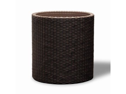 Kvetináč KETER Cylinder M Brown