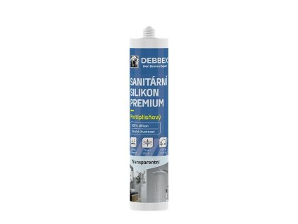 Silikón sanitárny DEBBEX PREMIUM transparentný 280ml