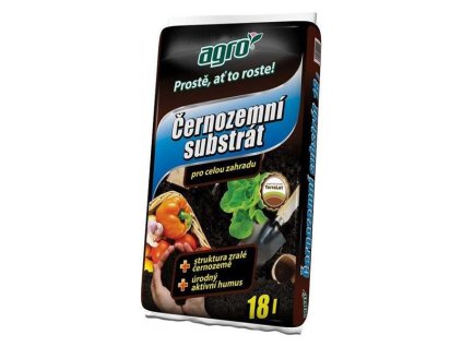 Čiernozemný substrát pre celú záhradu AGRO 18l