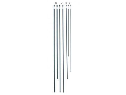 Tyč 11mm/180cm oceľ+PE
