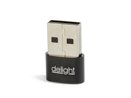 Adaptér USB-C na USB-A DELIGHT 55556BK